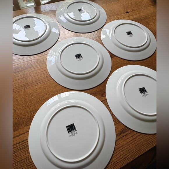 Studio Tu Fine Bone China Otella. ~11 inches set of 6 Plate Set - Picture 12 of 16